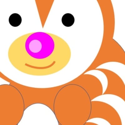 Wordの図形より（りす）