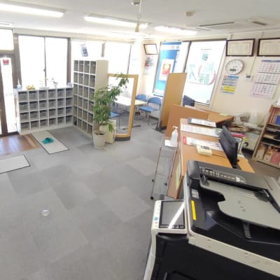 受付スペースです。常に清潔な状態でお待ちしております。