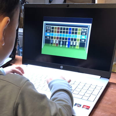 一生懸命タイピング中♪