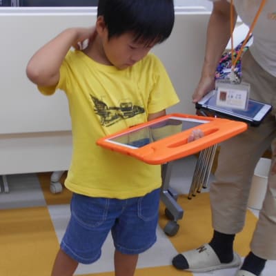 みんな一生懸命考えてトライしています。