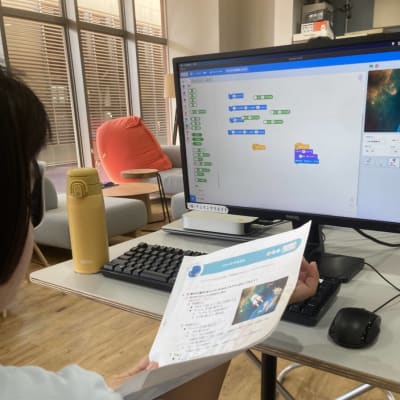 Scratchコースです！