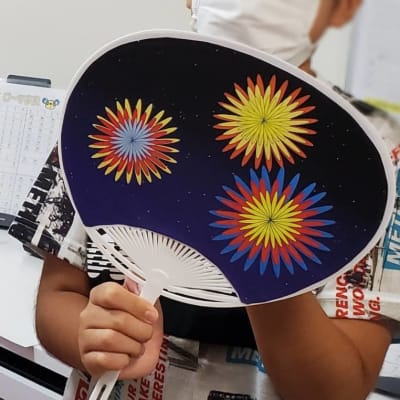 うちわ作成