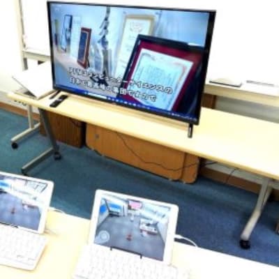 タブレットを使いながら学んでどんどん思考力を養っていきます♪