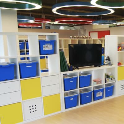 全部で３ルームあり、子どもたちの元気な声が飛び交います！