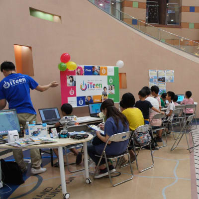 100名以上のお子様にプログラミングを楽しく体験していただけました