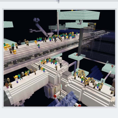 コース学習のワールド_モンスターに支配された宇宙ステーション