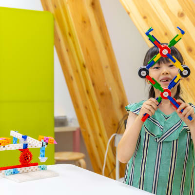 作品をつくった後は、実際に動かしてみます。