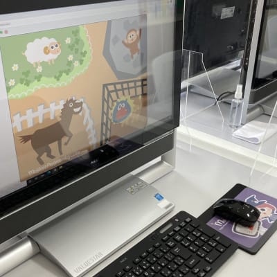 教室オリジナル素材を使用したカリキュラムで楽しく学べます