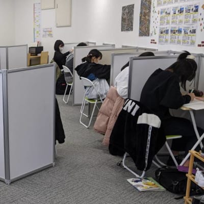 テスト前自習の様子