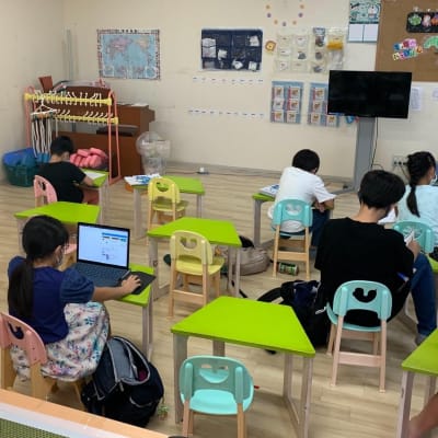 公立/私立問わず近隣の小学生が来ています！