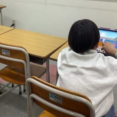 集中して授業を受けています！