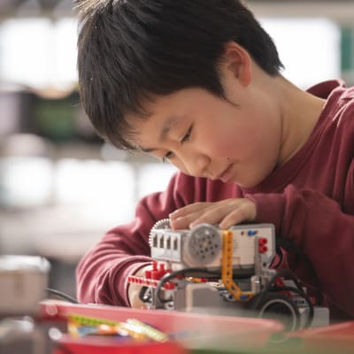 「ものづくり」を学びの中心に据えています（撮影：2021年1月）