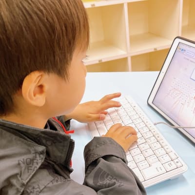 タイピング練習もしっかりおこないます。