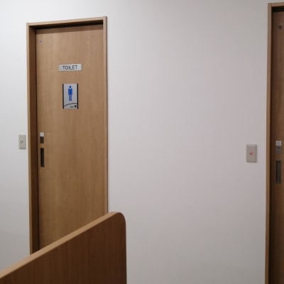トイレも男女別になっています！
