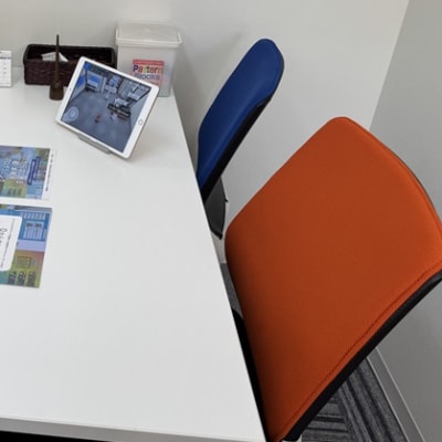 保護者の方にもゆっくりとしたスペースでお話を進めていきます！