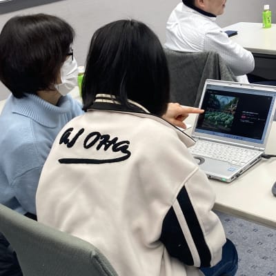 親子でのコミュニケーションも活発です。