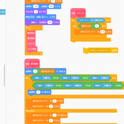 プログラミング画面