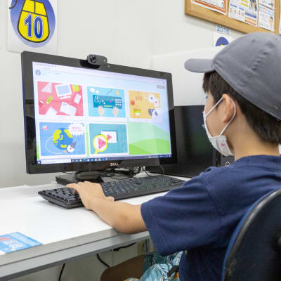 授業の復習やタイピング練習が自宅で出来る受講生専用サイトも充実!!