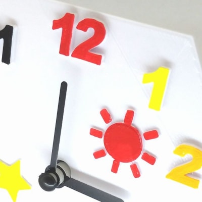 3Dプリンタで作った時計