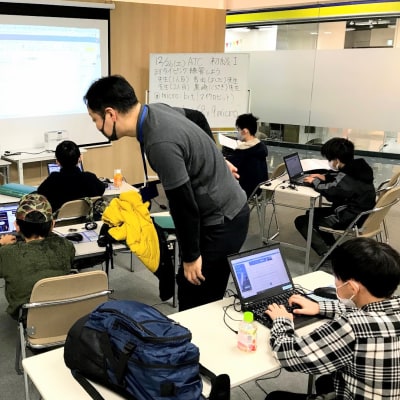 キッズプログラミングスクール8x9ATC校　2020年12月初級Ⅰレッスンの様子