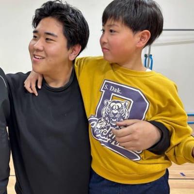 講師と生徒でハイチーズ♪