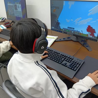 マイクラだから楽しく続く！新しいお友達ができたという生徒さんもいます◎