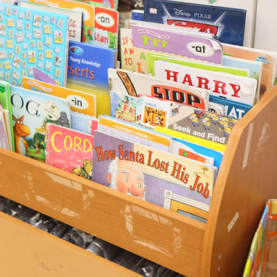 英語の本も多数