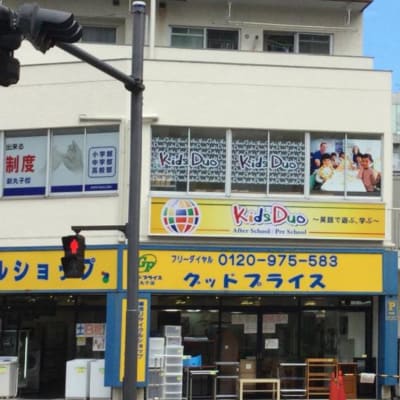 丸子橋交差点の角のマンション2階です！黄色い看板が目印です☆