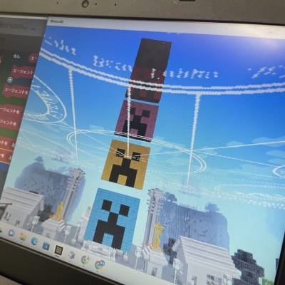 発表にむけて制作した作品！すごい！！