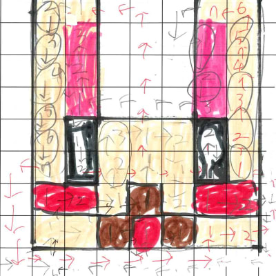 生徒さんが作った設計図です！
