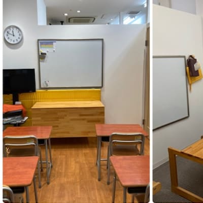 冷暖房完備のクリーンな教室になっております。