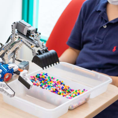 自由制作を行うことで「開発力」を養います（撮影：2020年8月）