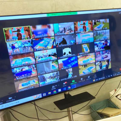 zoomで全国100校を繋ぎます