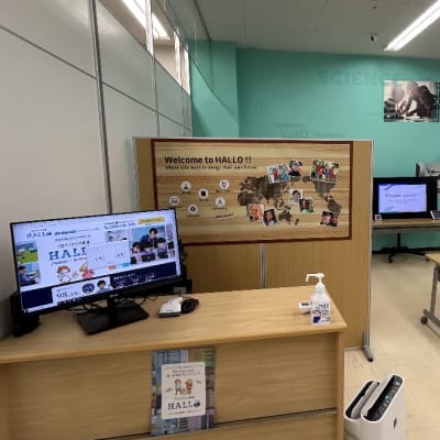 ゆとりの在るスペースで授業を受けて頂けます。