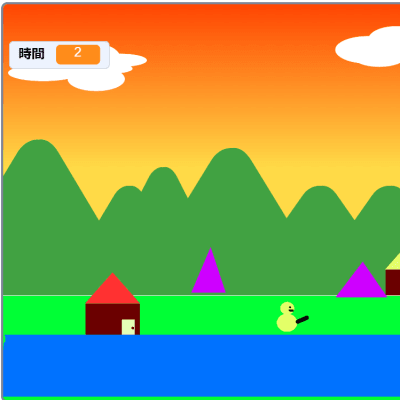 小4男子作成のマリオ風ゲーム