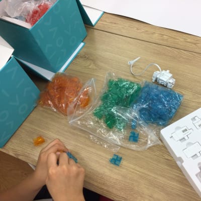 ブロックの組み立て