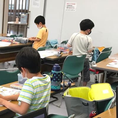 大野城教室(ロボットレッスン)の様子で、日曜日の午後13:00すぎから行います。