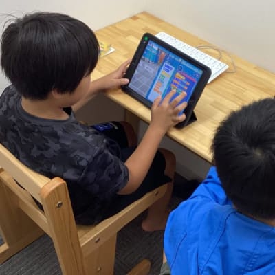 お友達と刺激しながらってどんどんスキルアップしています（小３）