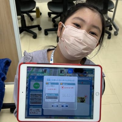 目標達成に向け楽しみながらプログラミングを学んで頂いております。