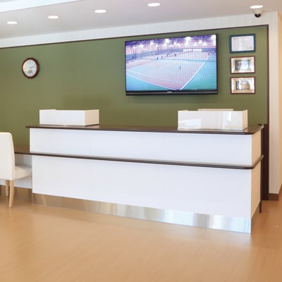 待機スペースもあり、お子様のレッスンをお待ちいただけます。