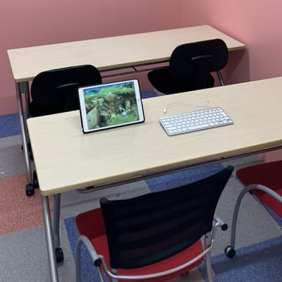 HALLO専用部屋では、楽しく元気に取り組めます。