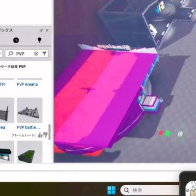 生徒作品を発表してもらっています。Robloxの無料アセットをたくさん使って、個性が出ていますね