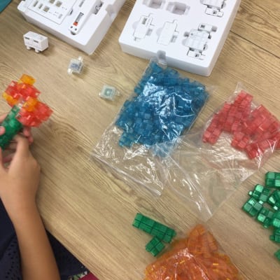 ブロックの組み立て