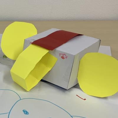 創造したものを実際に作っていきました