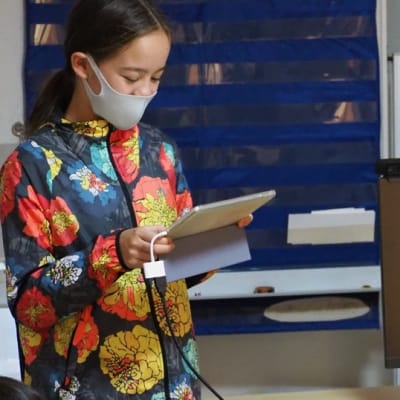 自分の作品をアウトプットするクリエイト発表では、プログラミグスキルはもちろん、表現力も鍛えられます。