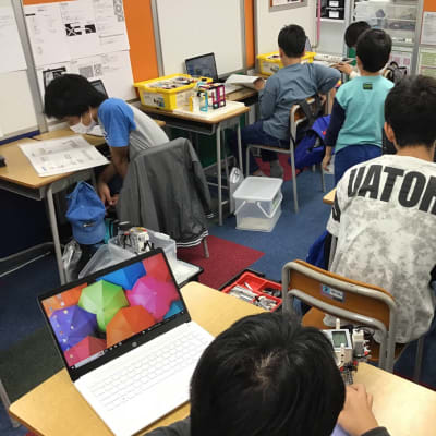 Crefusコース(小3～高3クラス)の授業です