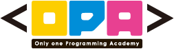 オンリーワンプログラミングアカデミーオンラインのロゴ画像