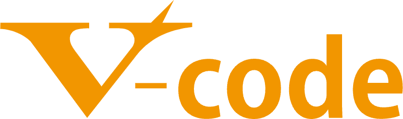 マインクラフト®プログラミング　V-codeのロゴ画像