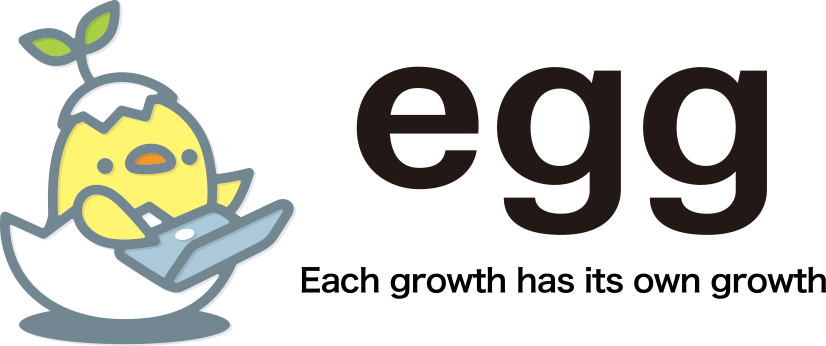 子どもプログラミングスクールeggのロゴ画像