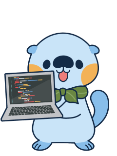 プログラミングをするテッコ